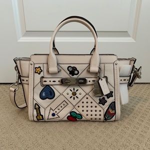 RARE Coach swagger 27 embellished canyon quilt bag